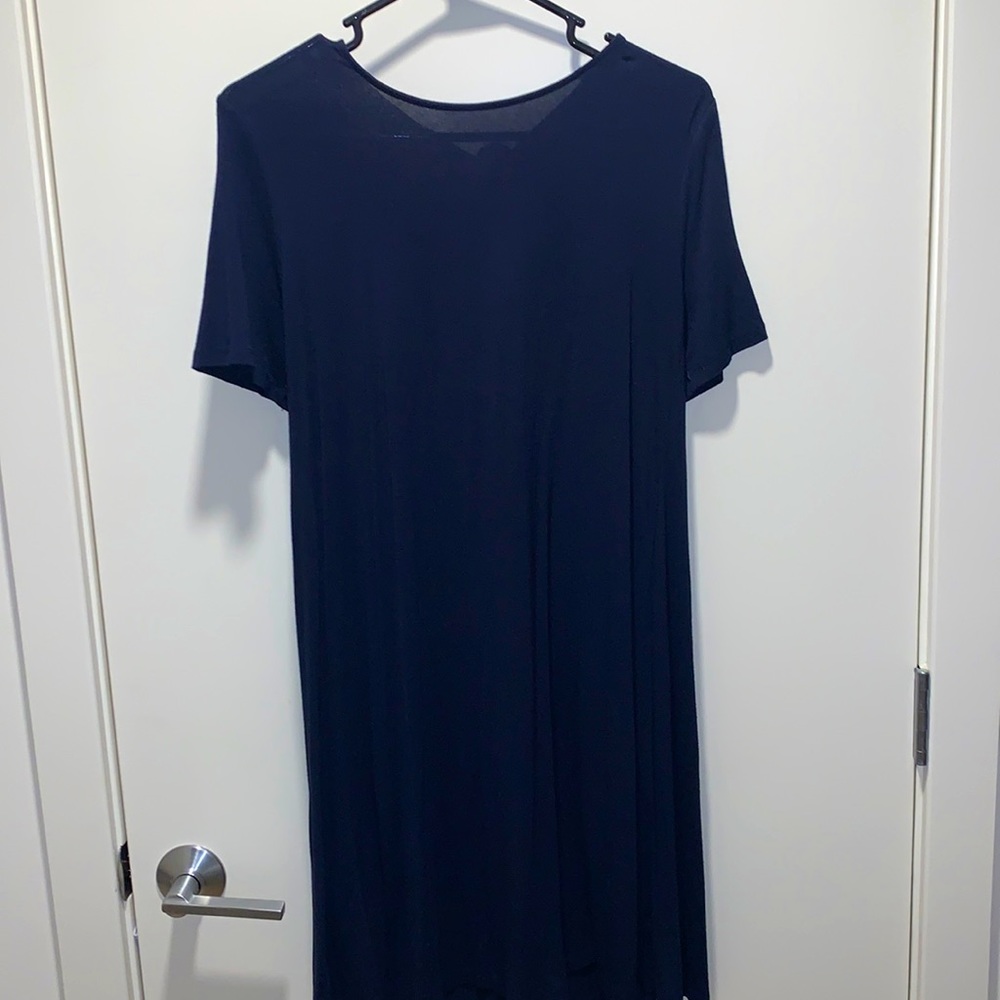 MED. Navy blue Loft Dress